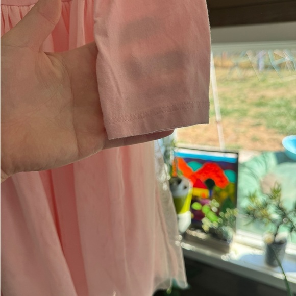 Carter's Soft Pink Long Sleeve Dress - Picture 5 of 5